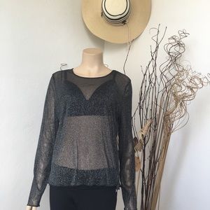 Elegant blouse black Victoria’s Secret M/L